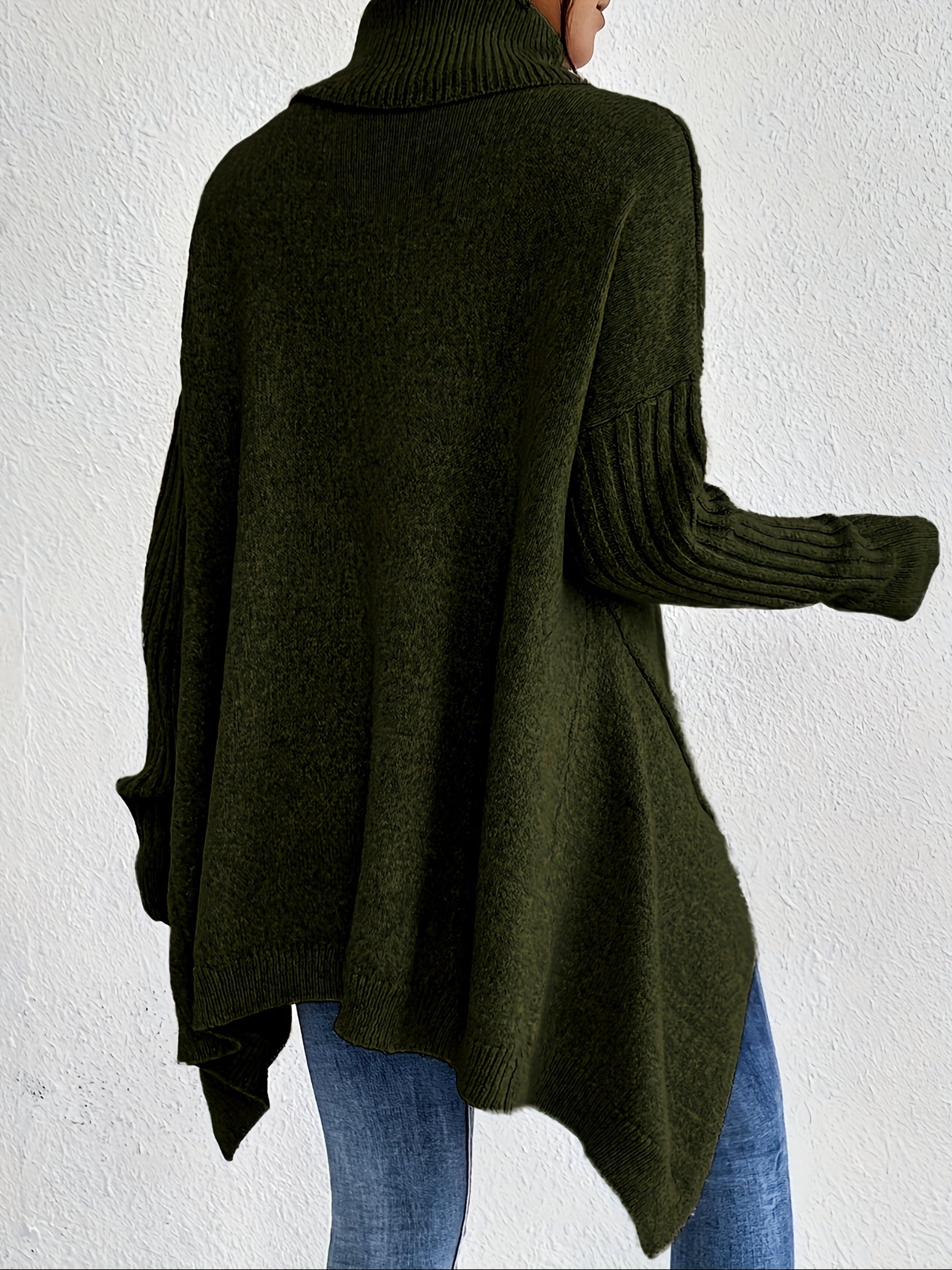 Eliza - Oversizowy sweter z golfem