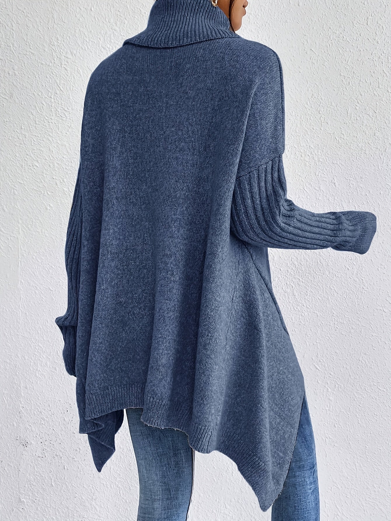 Eliza - Oversizowy sweter z golfem