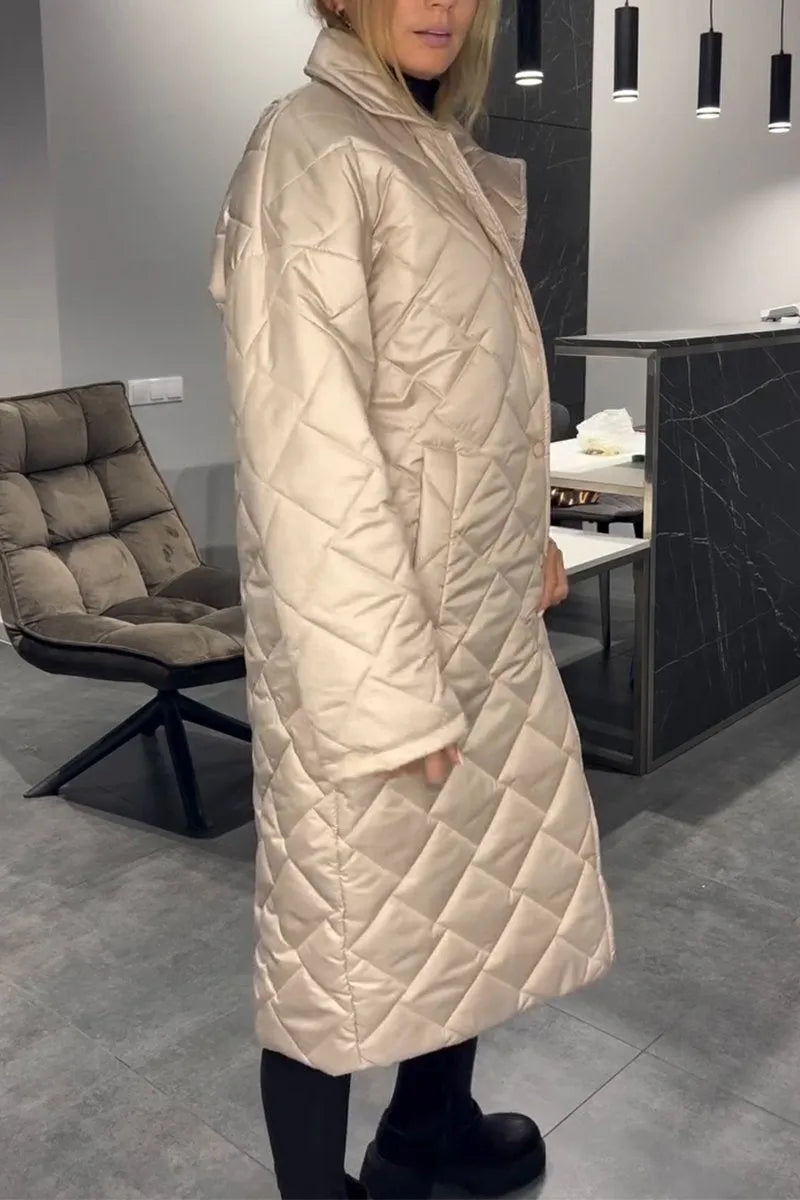 Monika – Stylowy płaszcz z panterką