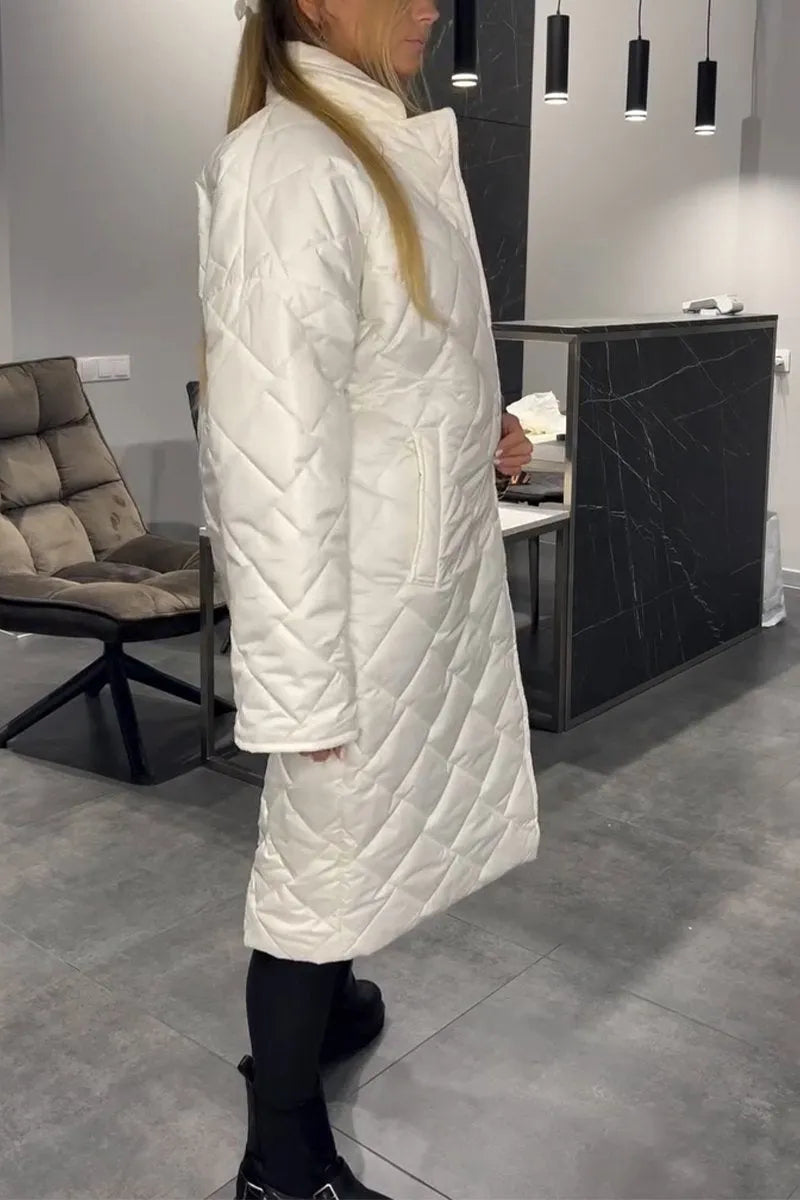 Monika – Stylowy płaszcz z panterką
