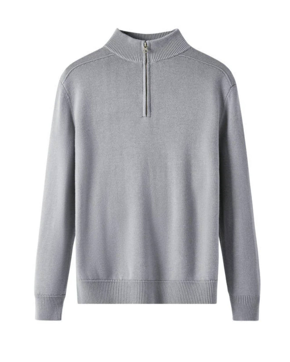 Capri – Męski sweter z wełny merynosów z półzamkiem