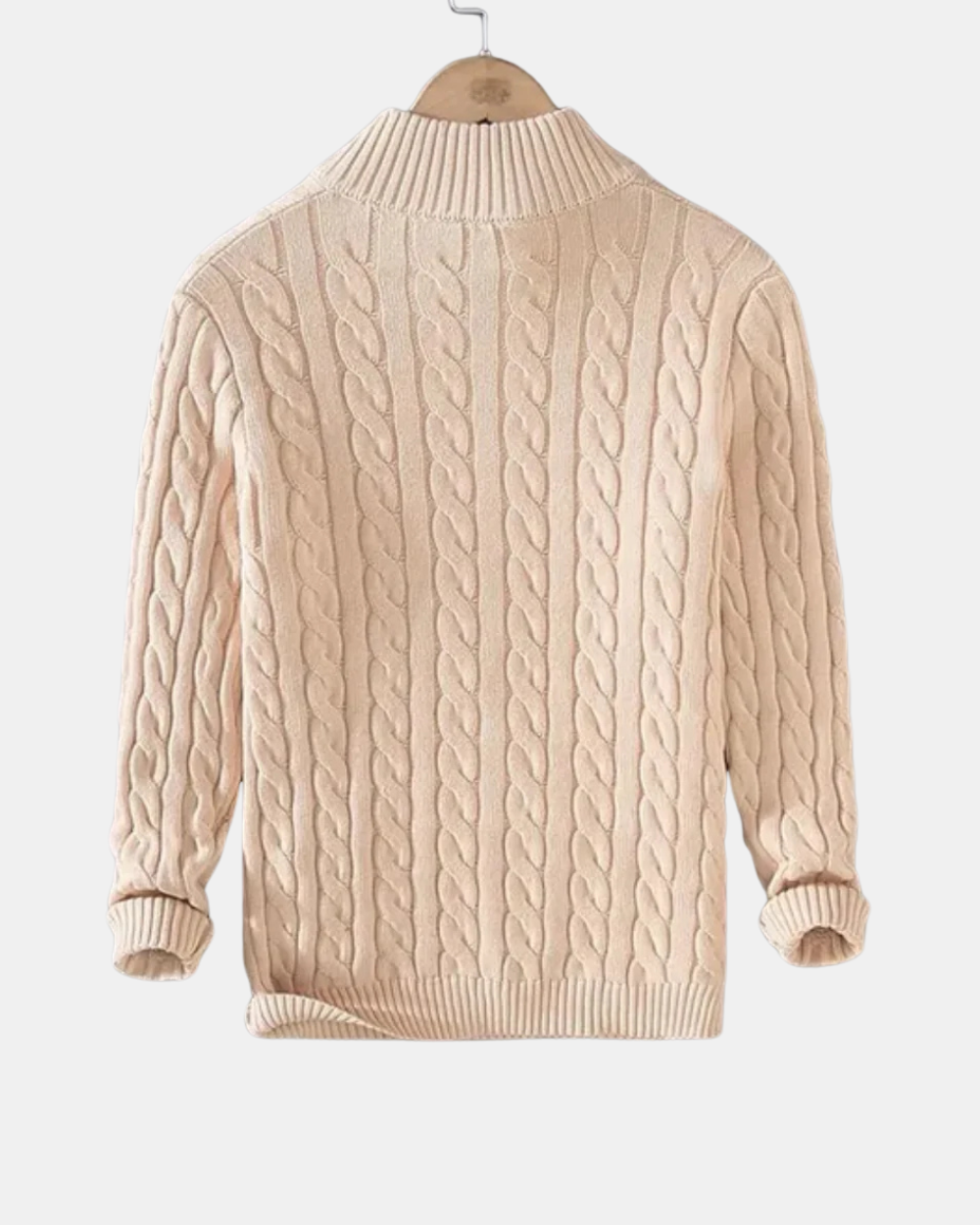 Pietro – Męski sweter z półzamkiem