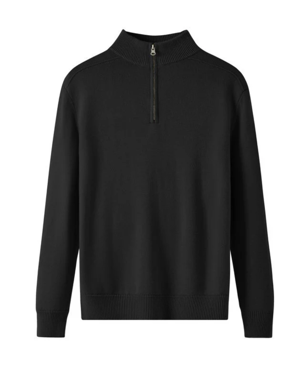 Capri – Męski sweter z wełny merynosów z półzamkiem