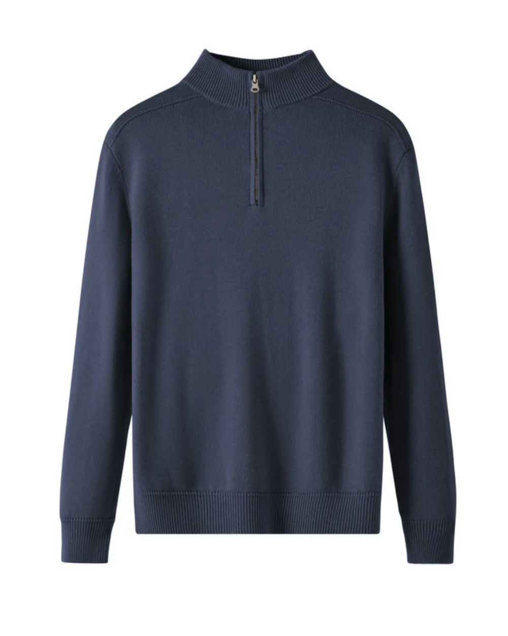 Capri – Męski sweter z wełny merynosów z półzamkiem