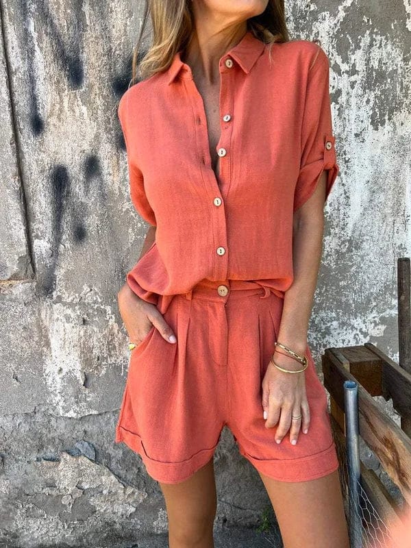 Lidia | Letni Zestaw z Lnu