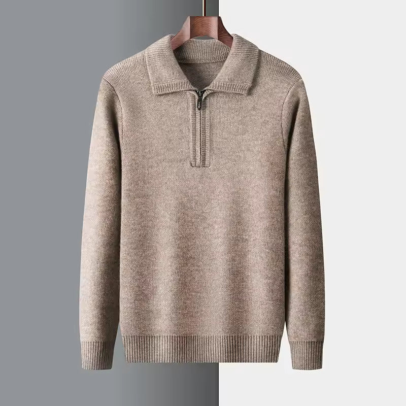 Garda Quarter-Zip – kaszmirowy sweter z półzamkiem od Hansen & Weber