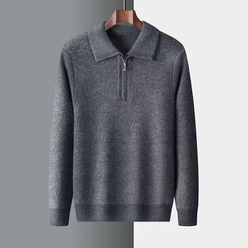 Garda Quarter-Zip – kaszmirowy sweter z półzamkiem od Hansen & Weber