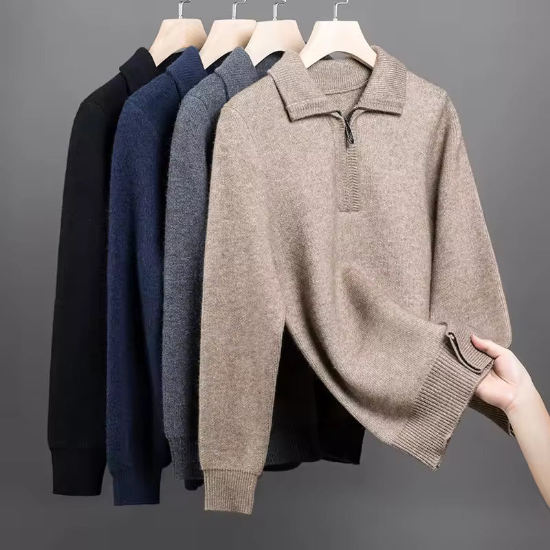Garda Quarter-Zip – kaszmirowy sweter z półzamkiem od Hansen & Weber