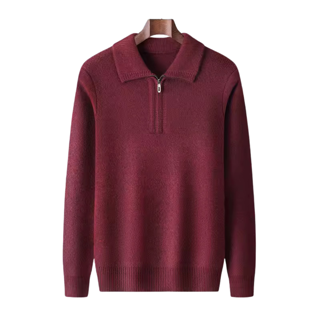 Garda Quarter-Zip – kaszmirowy sweter z półzamkiem od Hansen & Weber